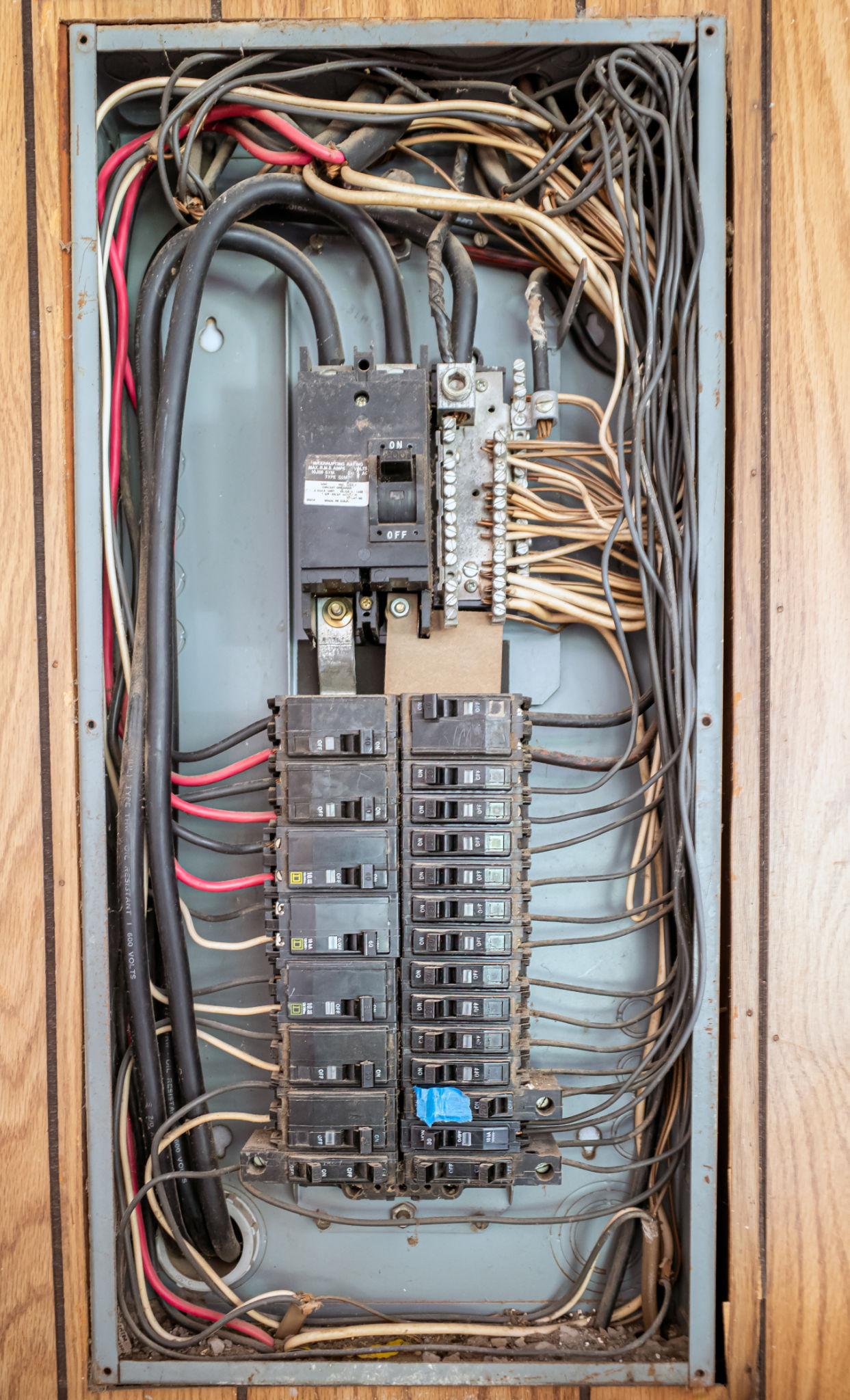 Electrical breaker panel and generator connection