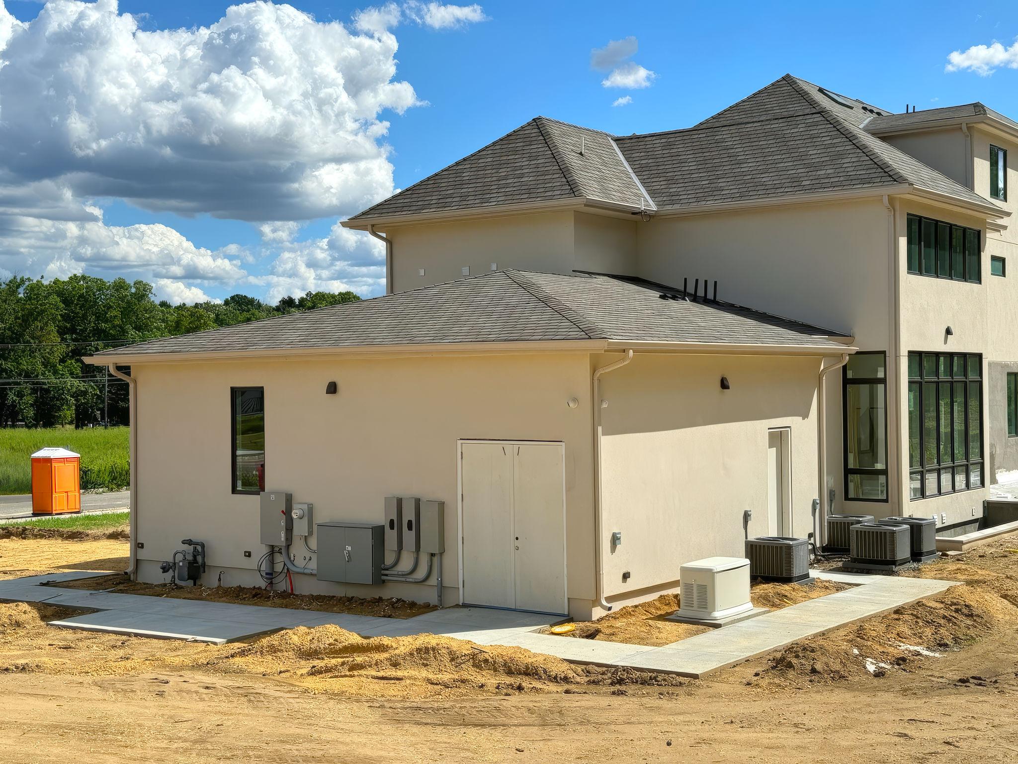 Generator running but house has no power