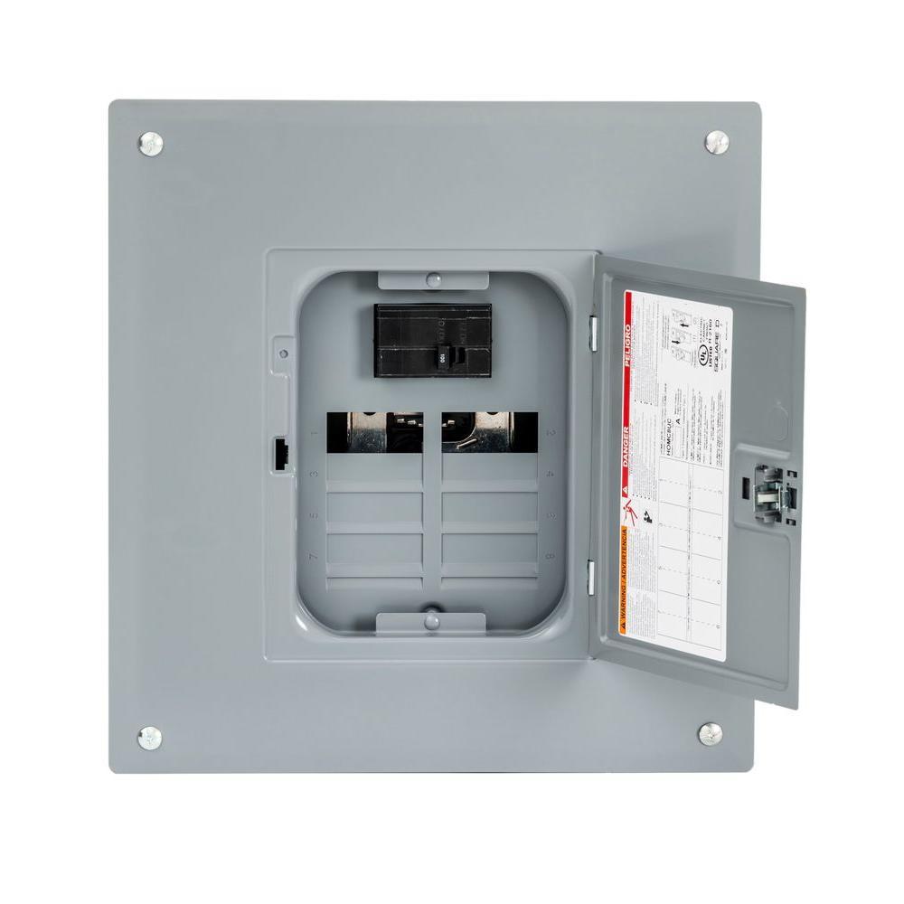 Electrical panel identification label and breaker panel information