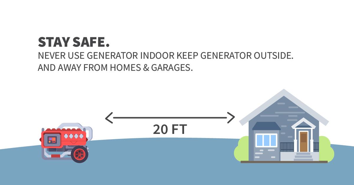 Generator safety during power outages