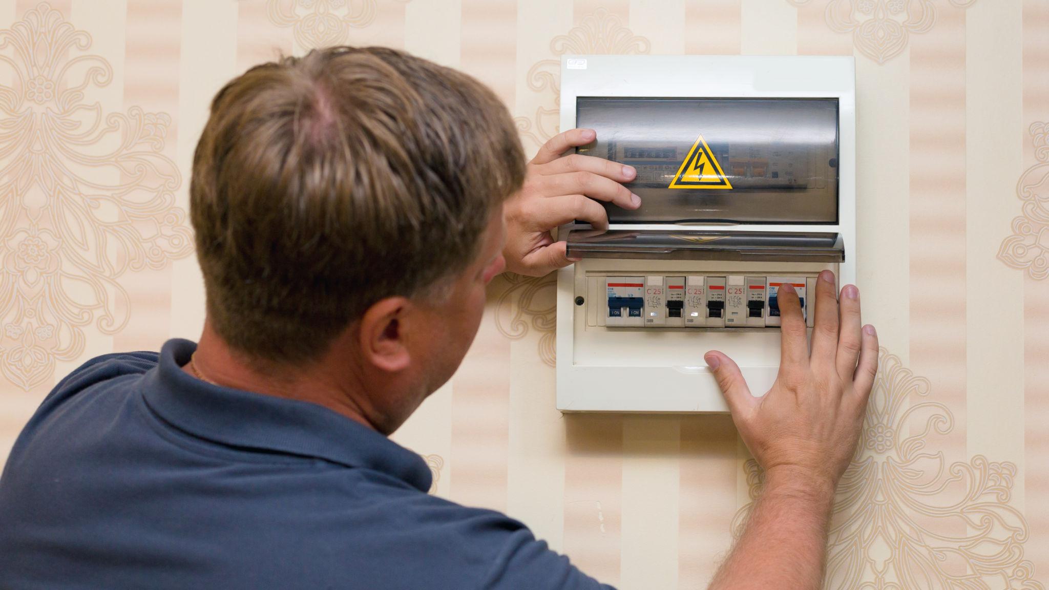 Square D electrical panel used for generator interlock compatibility guide
