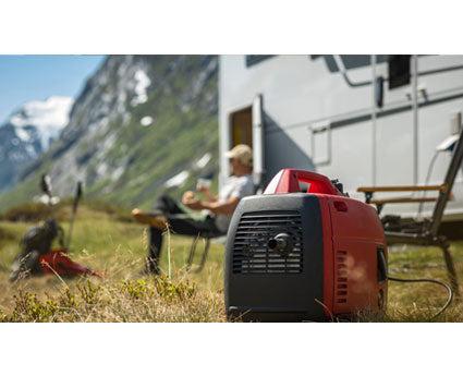 Portable inverter generator used for camping and RV travel
