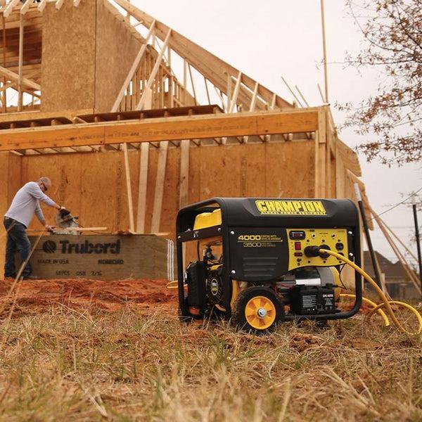 Traditional Portable Generator Home Backup